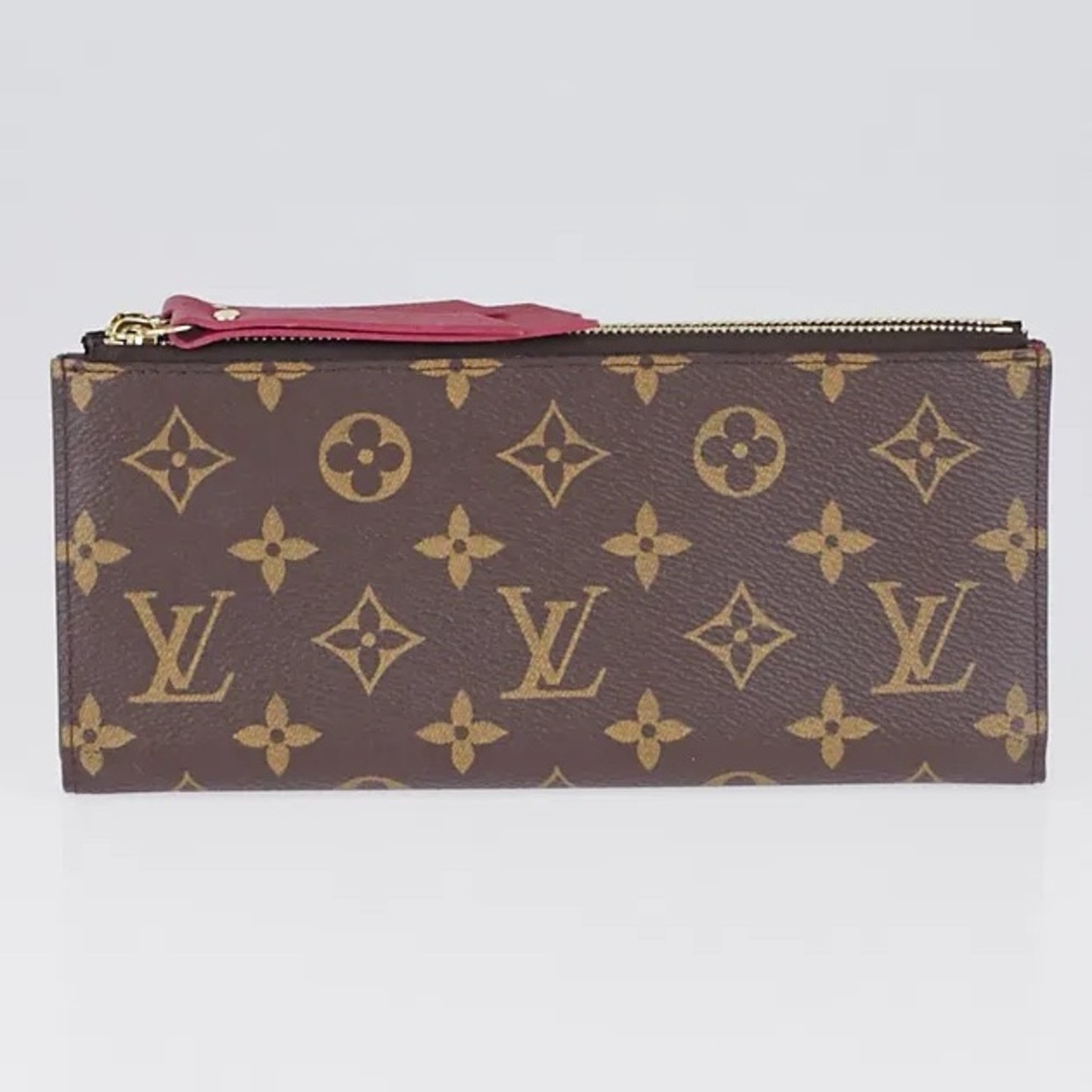 Louis Vuitton Brown and Gold Monogram Wallet